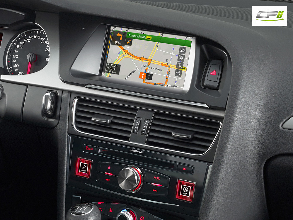 Alpine X703D-A5 7-Zoll Premium-Infotainment-System für Audi A5 mit Navigationssystem, Apple CarPlay und Android Auto Unterstü