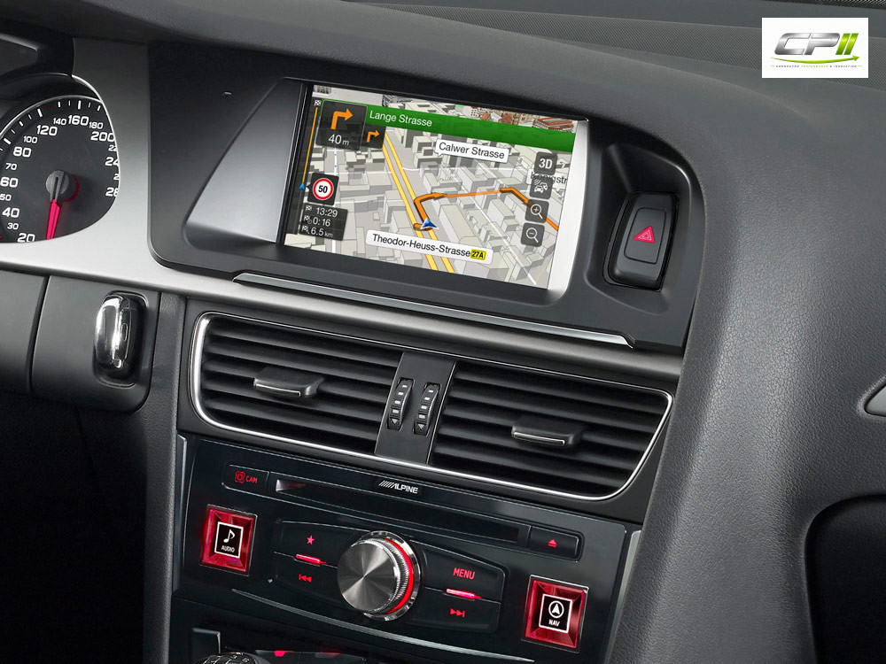 Alpine X703D-A5 7-Zoll Premium-Infotainment-System für Audi A5 mit Navigationssystem, Apple CarPlay und Android Auto Unterstü