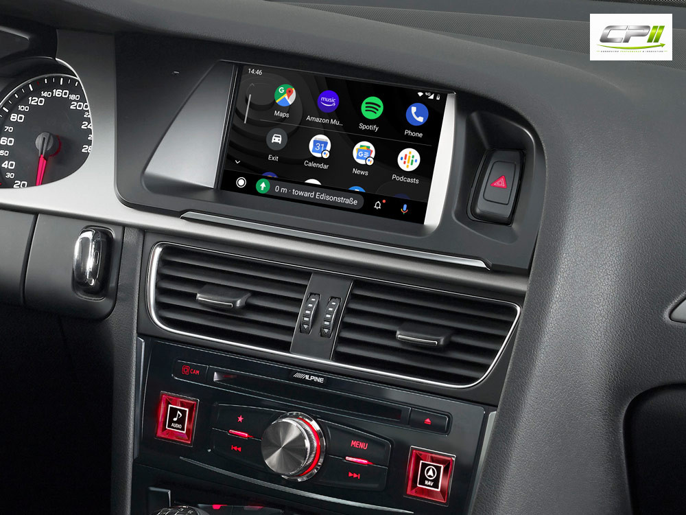 Alpine X703D-A5 7-Zoll Premium-Infotainment-System für Audi A5 mit Navigationssystem, Apple CarPlay und Android Auto Unterstü
