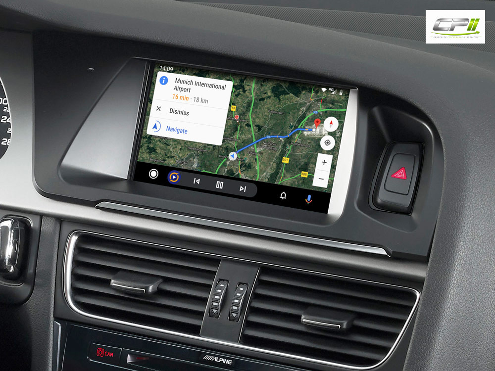 Alpine X703D-A5 7-Zoll Premium-Infotainment-System für Audi A5 mit Navigationssystem, Apple CarPlay und Android Auto Unterstü