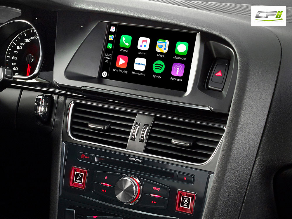 Alpine X703D-A5 7-Zoll Premium-Infotainment-System für Audi A5 mit Navigationssystem, Apple CarPlay und Android Auto Unterstü