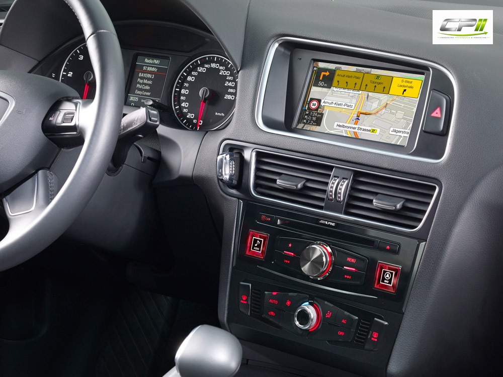 Alpine X703D-Q5 7-Zoll Premium-Infotainment-System für Audi Q5 mit Navigationssystem, Apple CarPlay und Android Auto Unterstü