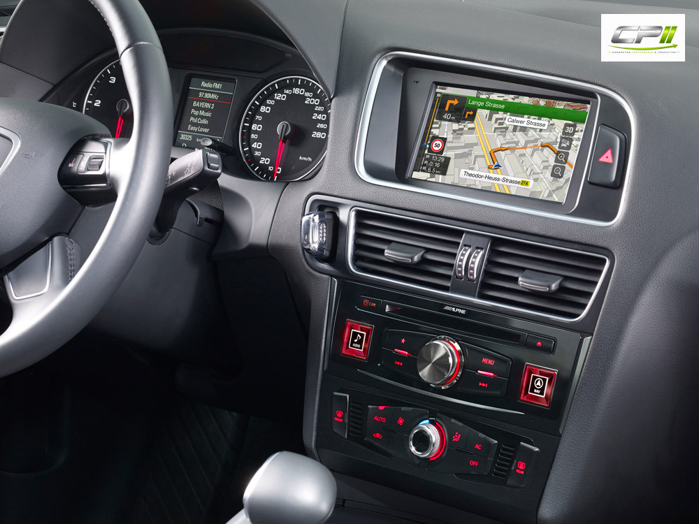 Alpine X703D-Q5 7-Zoll Premium-Infotainment-System für Audi Q5 mit Navigationssystem, Apple CarPlay und Android Auto Unterstü