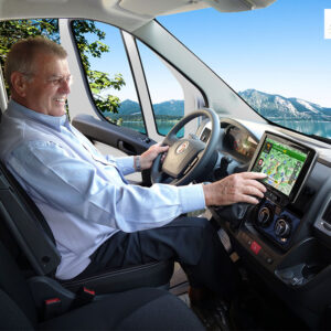 Alpine X903D-DU 9-Zoll-Navigationssystem mit Tochscreen für Fiat Ducato III, Citroën Jumper II und Peugeot Boxer II mit TomTo