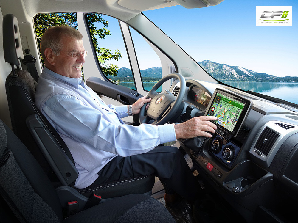 Alpine X903D-DU 9-Zoll-Navigationssystem mit Tochscreen für Fiat Ducato III, Citroën Jumper II und Peugeot Boxer II mit TomTo