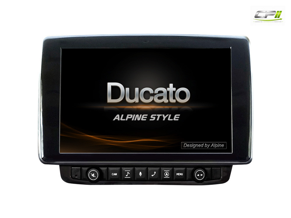 Alpine X903D-DU 9-Zoll-Navigationssystem mit Tochscreen für Fiat Ducato III, Citroën Jumper II und Peugeot Boxer II mit TomTo