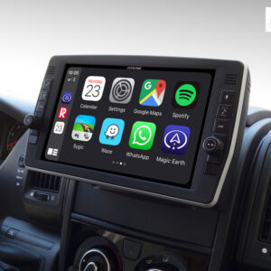 Alpine X903D-DU2 9-Zoll-Navigationssystem mit schwenkbaren Bildschirm für Fiat Ducato III, Citroën Jumper II und Peugeot Boxe
