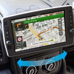 Alpine X903D-DU2 9-Zoll-Navigationssystem mit schwenkbaren Bildschirm für Fiat Ducato III, Citroën Jumper II und Peugeot Boxe
