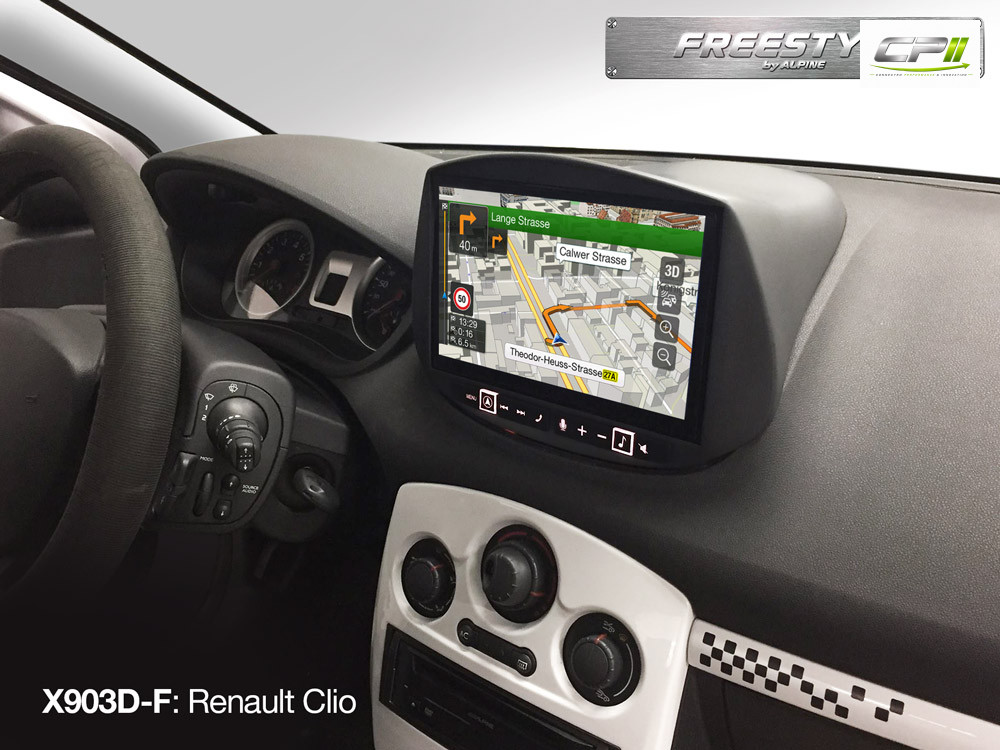 Alpine X903D-F Freestyle 9-Zoll-Navigationssystem mit Apple CarPlay und Android Auto Unterstützung für alle Fahrzeuge