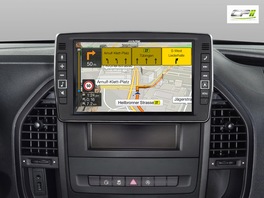 Alpine X903D-V447 23 cm (9-Zoll) Premium-Infotainment-System für Mercedes Vito (447) mit Navigationssystem, Apple CarPlay und