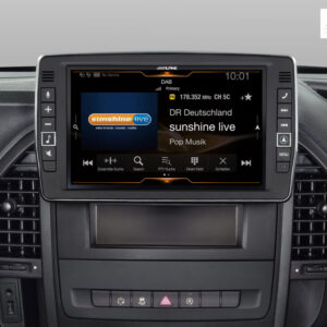 Alpine X903D-V447 23 cm (9-Zoll) Premium-Infotainment-System für Mercedes Vito (447) mit Navigationssystem, Apple CarPlay und