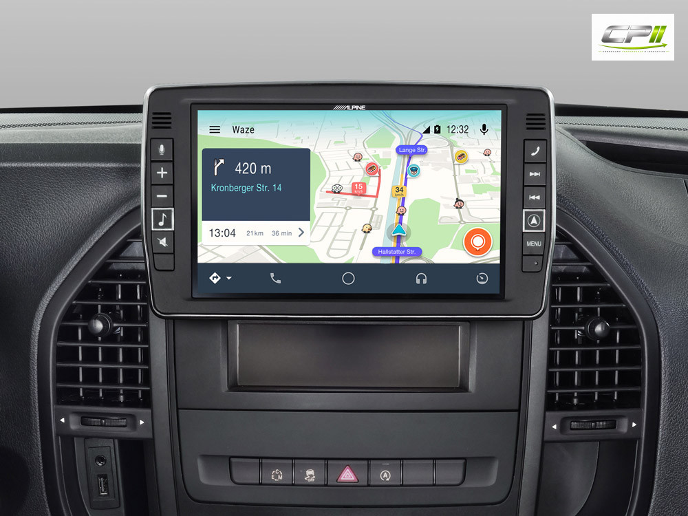 Alpine X903D-V447 23 cm (9-Zoll) Premium-Infotainment-System für Mercedes Vito (447) mit Navigationssystem, Apple CarPlay und
