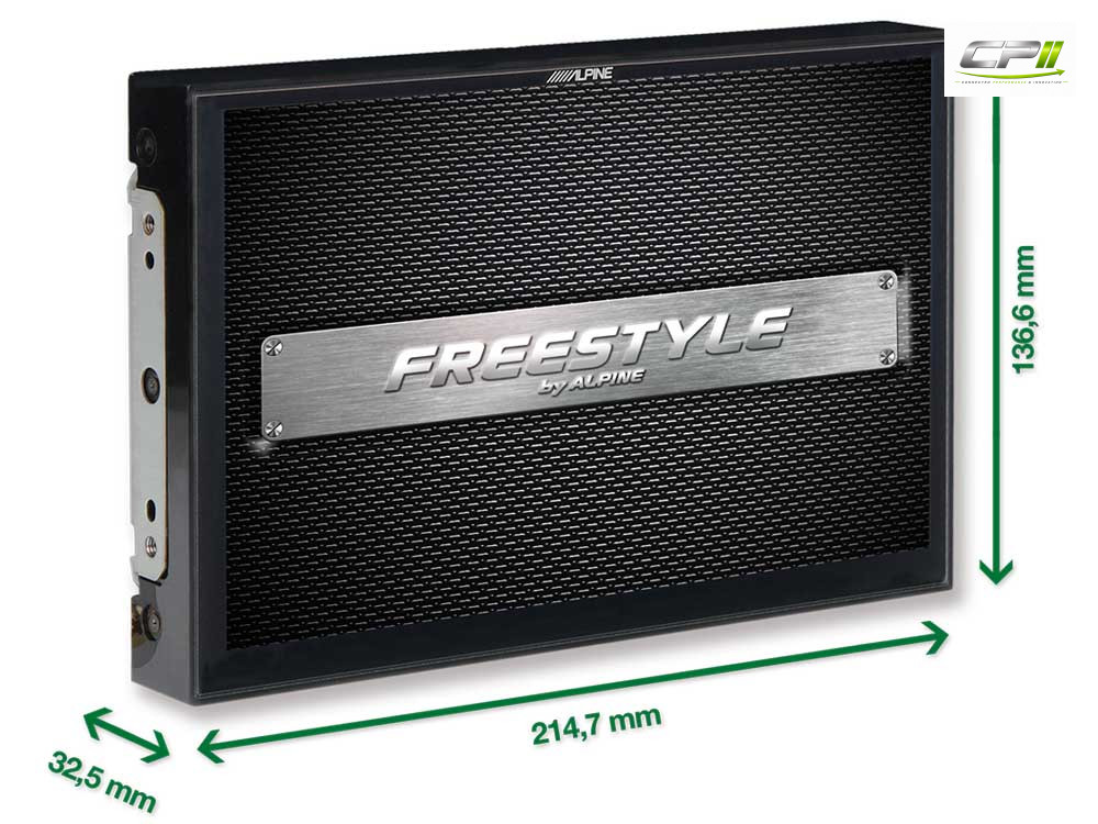Alpine X903DC-F Freestyle 9-Zoll-Navigationssystem mit Reisemobil- und LKW-Software, Apple CarPlay und Android Auto Unterstüt