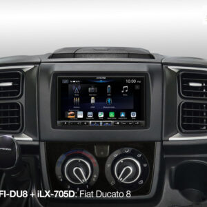 Alpine iLX-705D 2-DIN-Autoradio und Digital Media Station mit 7-Zoll-Touchscreen, DAB+, Apple CarPlay und Android Auto