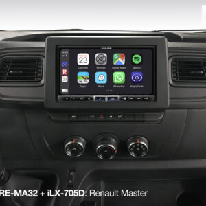 Alpine iLX-705D 2-DIN-Autoradio und Digital Media Station mit 7-Zoll-Touchscreen, DAB+, Apple CarPlay und Android Auto