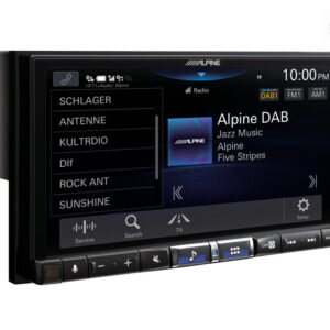 Alpine iLX-705DM 2-DIN-Autoradio und Digital-Media-Station mit 7-Zoll-Touchscreen, DAB+, Apple CarPlay und Android Auto