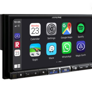 Alpine iLX-705DM 2-DIN-Autoradio und Digital-Media-Station mit 7-Zoll-Touchscreen, DAB+, Apple CarPlay und Android Auto