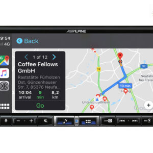 Alpine iLX-705DM 2-DIN-Autoradio und Digital-Media-Station mit 7-Zoll-Touchscreen, DAB+, Apple CarPlay und Android Auto