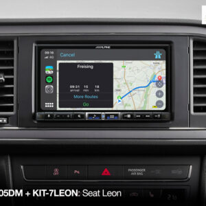 Alpine iLX-705DM 2-DIN-Autoradio und Digital-Media-Station mit 7-Zoll-Touchscreen, DAB+, Apple CarPlay und Android Auto