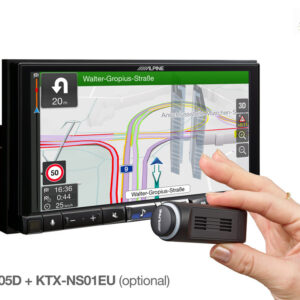 Alpine iLX-705DM 2-DIN-Autoradio und Digital-Media-Station mit 7-Zoll-Touchscreen, DAB+, Apple CarPlay und Android Auto