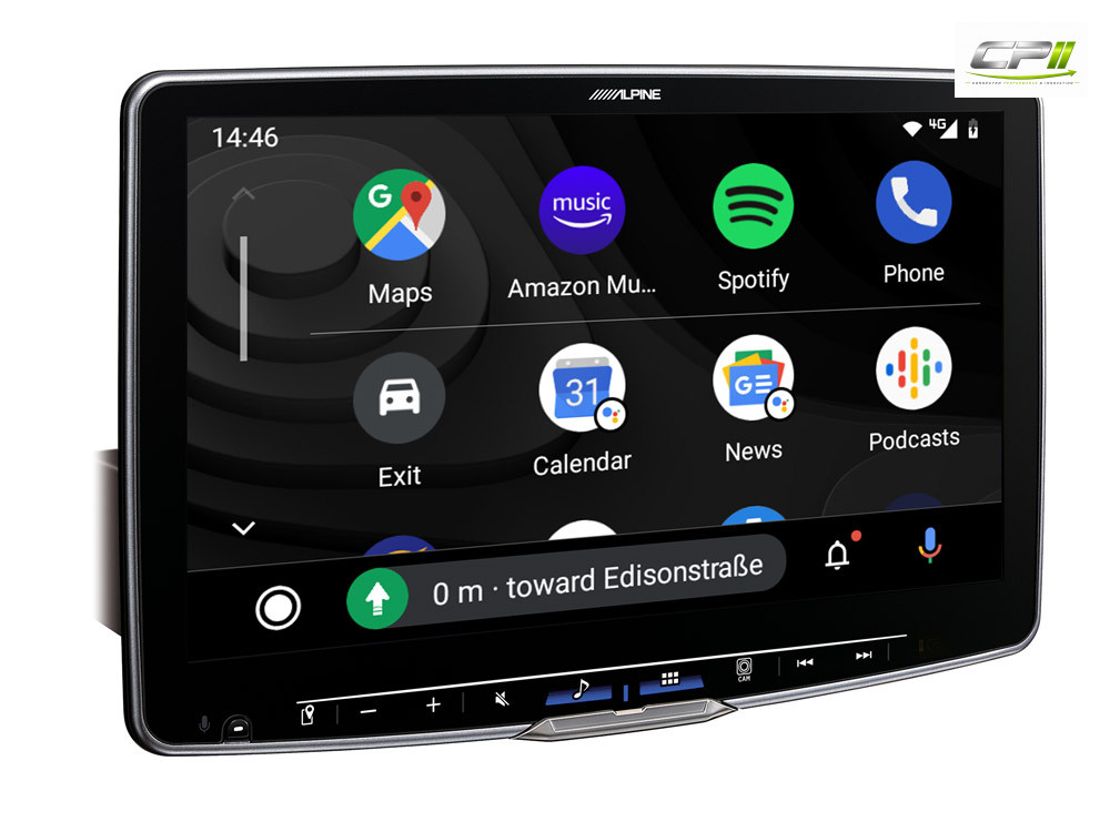 Alpine iLX-F115D Autoradio mit 11-Zoll Touchscreen, DAB+, 1-DIN-Einbaugehäuse, Apple CarPlay Wireless und Android Auto Unters
