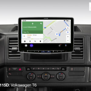 Alpine iLX-F115D Autoradio mit 11-Zoll Touchscreen, DAB+, 1-DIN-Einbaugehäuse, Apple CarPlay Wireless und Android Auto Unters