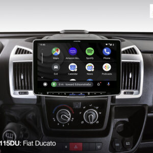 Alpine iLX-F115DU Autoradio mit 11-Zoll Touchscreen, DAB+, 1-DIN-Einbaugehäuse, Apple CarPlay Wireless und Android Auto Unter