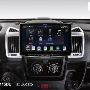 Alpine iLX-F115DU Autoradio mit 11-Zoll Touchscreen, DAB+, 1-DIN-Einbaugehäuse, Apple CarPlay Wireless und Android Auto Unter