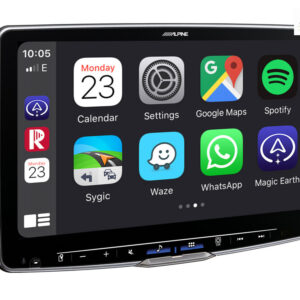 Alpine iLX-F115DU Autoradio mit 11-Zoll Touchscreen, DAB+, 1-DIN-Einbaugehäuse, Apple CarPlay Wireless und Android Auto Unter