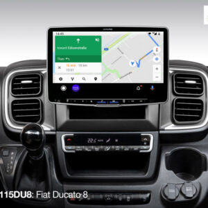 Alpine iLX-F115DU8 Autoradio mit 11-Zoll Touchscreen, DAB+, 1-DIN-Einbaugehäuse, Apple CarPlay Wireless und Android Auto Unte