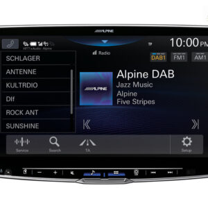 Alpine iLX-F115DU8 Autoradio mit 11-Zoll Touchscreen, DAB+, 1-DIN-Einbaugehäuse, Apple CarPlay Wireless und Android Auto Unte