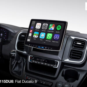 Alpine iLX-F115DU8 Autoradio mit 11-Zoll Touchscreen, DAB+, 1-DIN-Einbaugehäuse, Apple CarPlay Wireless und Android Auto Unte