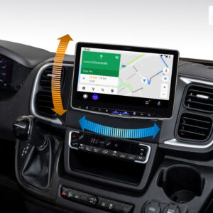 Alpine iLX-F115DU8S Autoradio mit schwenkbarem 11-Zoll Touchscreen, DAB+, 1-DIN-Einbaugehäuse, Apple CarPlay Wireless und And