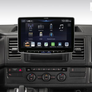 Alpine iLX-F115T6 Autoradio für VW T5 und T6 mit 11-Zoll-Touchscreen 1-DIN-Einbaugehäuse, DAB+, Apple CarPlay und Android Aut