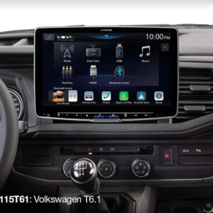 Alpine iLX-F115T61 Autoradio für VW T6.1 ab 11/2019 - 2022 mit 11-Zoll-Touchscreen, 1-DIN-Einbaugehäuse, DAB+, Apple CarPlay