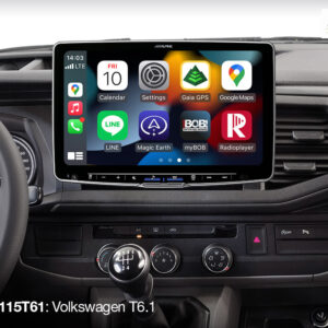 Alpine iLX-F115T61 Autoradio für VW T6.1 ab 11/2019 - 2022 mit 11-Zoll-Touchscreen, 1-DIN-Einbaugehäuse, DAB+, Apple CarPlay