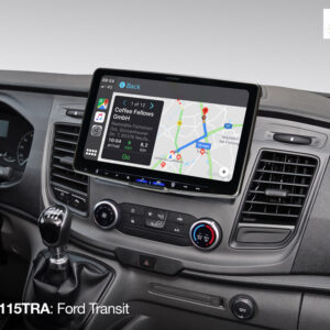 Alpine iLX-F115TRA Autoradio mit 11-Zoll Touchscreen, DAB+, 1-DIN-Einbaugehäuse, Apple CarPlay Wireless und Android Auto Unte