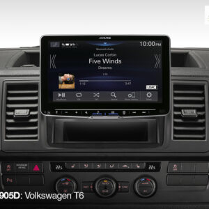 Alpine iLX-F905D Autoradio mit 9-Zoll Touchscreen, DAB+, 1-DIN-Einbaugehäuse, Apple CarPlay Wireless und Android Auto Unterst