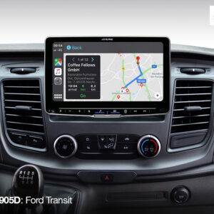 Alpine iLX-F905D Autoradio mit 9-Zoll Touchscreen, DAB+, 1-DIN-Einbaugehäuse, Apple CarPlay Wireless und Android Auto Unterst