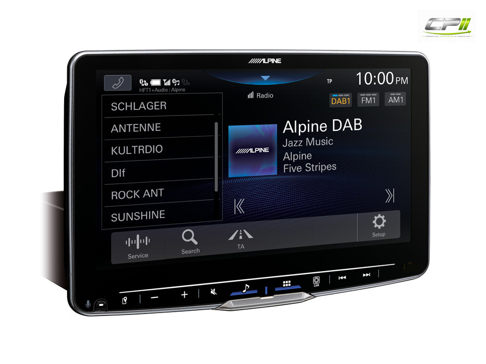 Alpine iLX-F905DU Autoradio mit 9-Zoll Touchscreen Fiat Ducato 3, Peugeot Boxer 2, Citroën Jumper 2 und Opel Movano 3