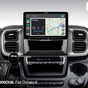 Alpine iLX-F905DU8 Autoradio mit 9-Zoll Touchscreen, DAB+, 1-DIN-Einbaugehäuse, Apple CarPlay Wireless und Android Auto Unter
