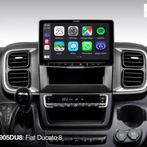 Alpine iLX-F905DU8 Autoradio mit 9-Zoll Touchscreen, DAB+, 1-DIN-Einbaugehäuse, Apple CarPlay Wireless und Android Auto Unter
