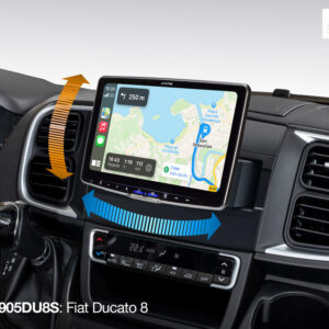 Alpine ILX-F905DU8S Fiat Ducato Serie 8 Autoradio schwenkbar – iLX-F905DU8S-01 CPII