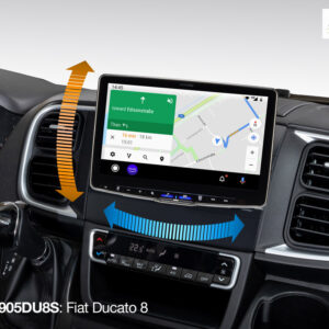 Alpine ILX-F905DU8S Fiat Ducato Serie 8 Autoradio schwenkbar – iLX-F905DU8S-02 CPII