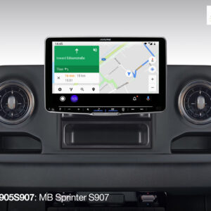 Alpine iLX-F905S907 Autoradio mit 9-Zoll Touchscreen, DAB+, 1-DIN-Einbaugehäuse, Apple CarPlay Wireless und Android Auto Unte