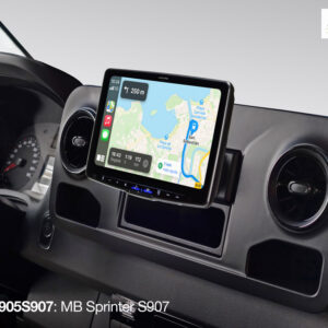 Alpine iLX-F905S907 Autoradio mit 9-Zoll Touchscreen, DAB+, 1-DIN-Einbaugehäuse, Apple CarPlay Wireless und Android Auto Unte