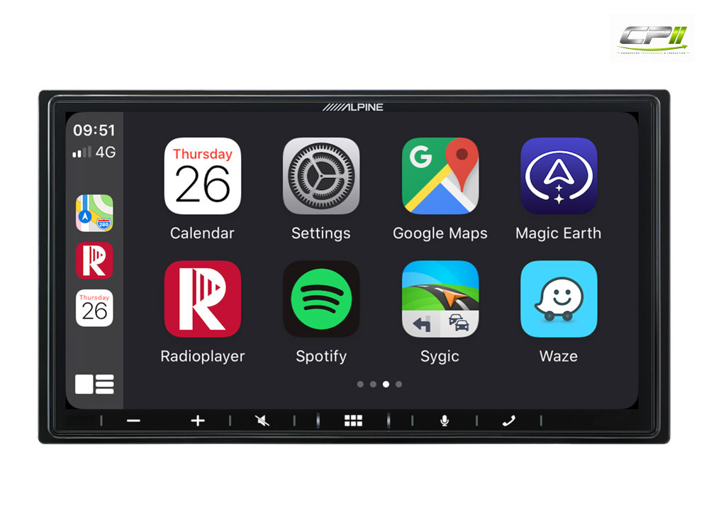 Alpine iLX-W690DU Autoradio und Digital Media Station mit 7-Zoll-Touchscreeen für Fiat Ducato 3, Citroën Jumper 2 und Peugeot