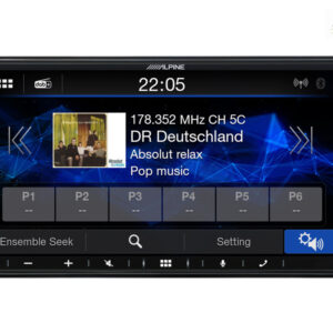 Alpine iLX-W690DU Autoradio und Digital Media Station mit 7-Zoll-Touchscreeen für Fiat Ducato 3, Citroën Jumper 2 und Peugeot