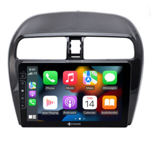 D9-129 Premium Android Autoradio für Mitsubishi Mirage mit 4 x 100W Class-D Verstärker, 9 Zoll Display (hochauflösend), Inkl.