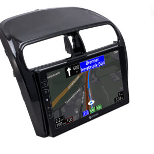 D9-129 Premium Android Autoradio für Mitsubishi Mirage mit 4 x 100W Class-D Verstärker, 9 Zoll Display (hochauflösend), Inkl.